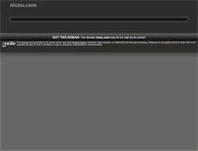 Tablet Screenshot of niceu.com